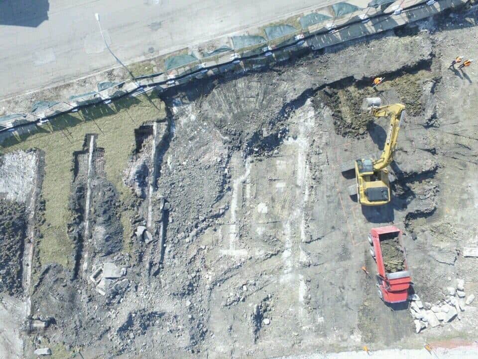 Harvest homes aerial