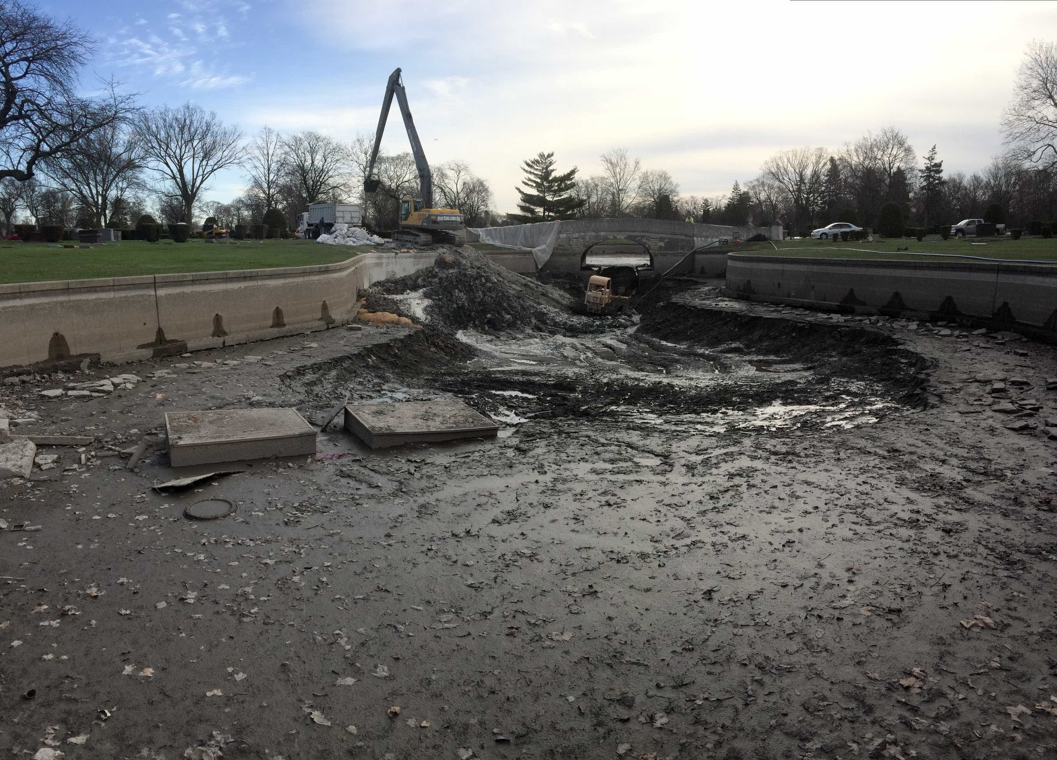 pond excavation